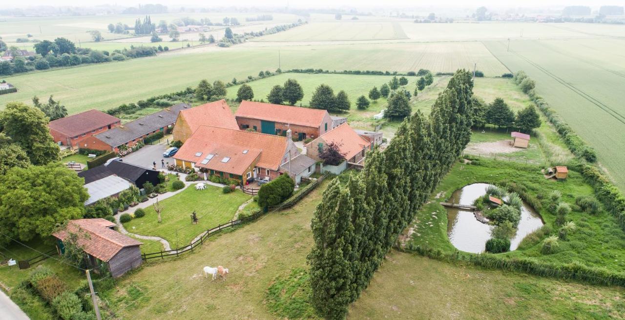Gite De La Ferme Des Crins Blancs Villa Hazebrouck Esterno foto